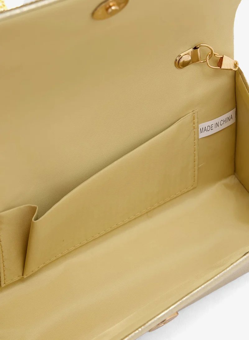 Ella Limited Edition Gold Ombre Embellished Clutch Bag for Women | Best Price UAE