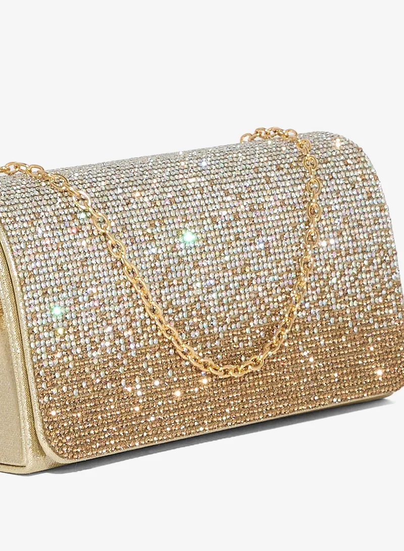 Ella Limited Edition Gold Ombre Embellished Clutch Bag for Women | Best Price UAE