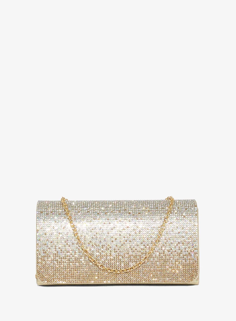 Ombre Embellished Clutch Bag