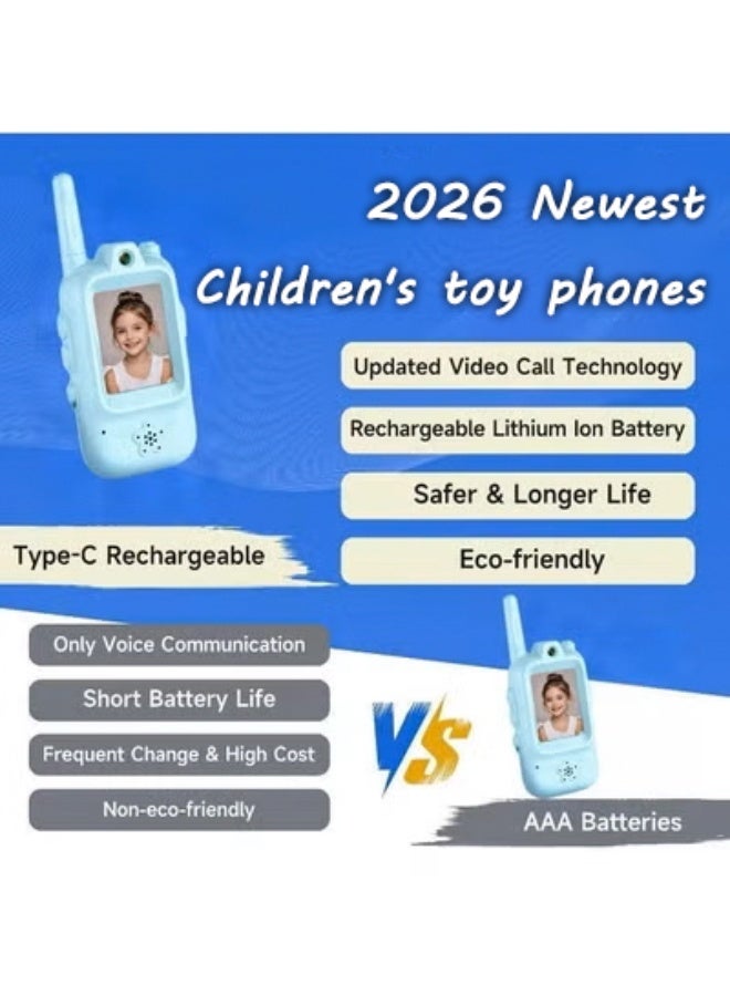 HPMY Children's  interactive toys, essential camping toys, parent-child interaction devices, handheld, two-piece sets, children's  toys, indoor/outdoor toys suitable for family games, outdoor gear, camping equipment, essential toys for family games suitable for boys and girls, ideal as Christmas gifts for children aged 3 to 12 (blue/pink). - Image 2