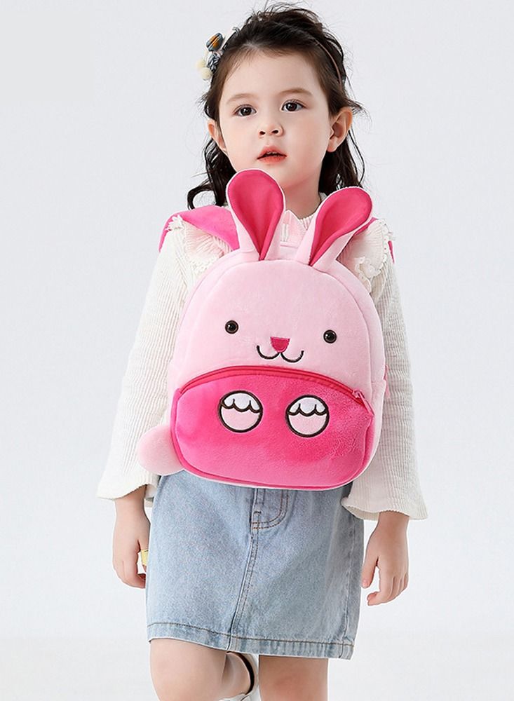 Al Aoyama Cute Toddler Backpack Bag Plush Animal Cartoon Mini Travel for Baby Girl Boy 2-6 Years  - Image 2