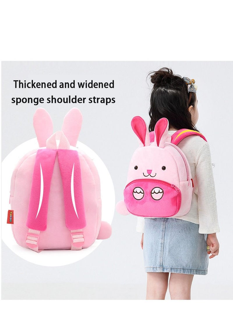 Al Aoyama Cute Toddler Backpack Bag Plush Animal Cartoon Mini Travel for Baby Girl Boy 2-6 Years  - Image 3