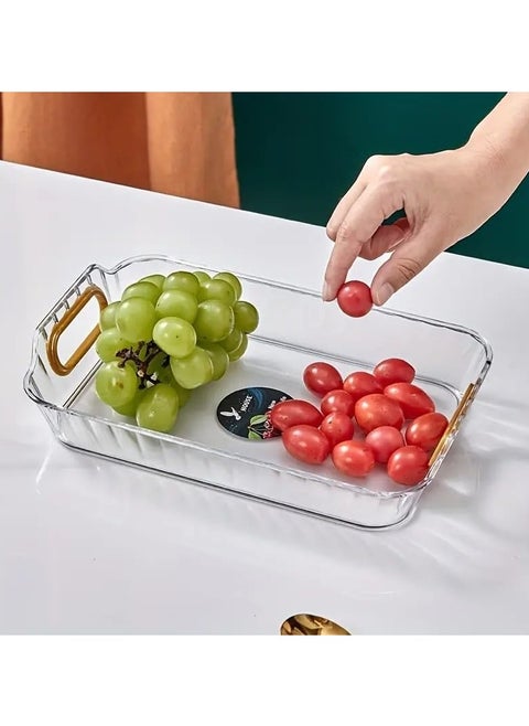 A multi-use tray for coffee, cosmetics, and decoration, one piece