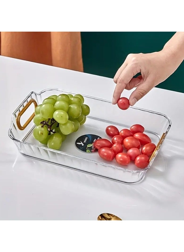 A multi-use tray for coffee, cosmetics, and decoration, one piece