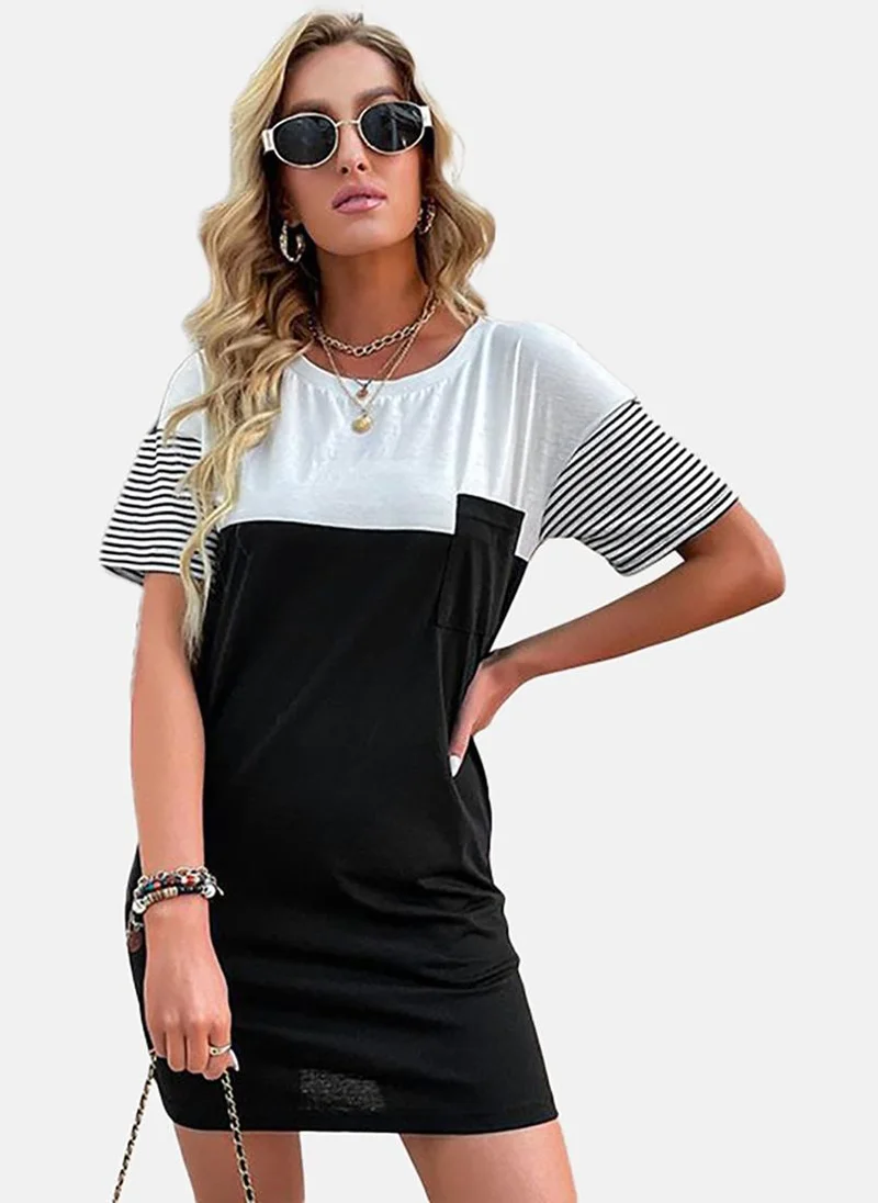 YUNIQEE Color Block Dress