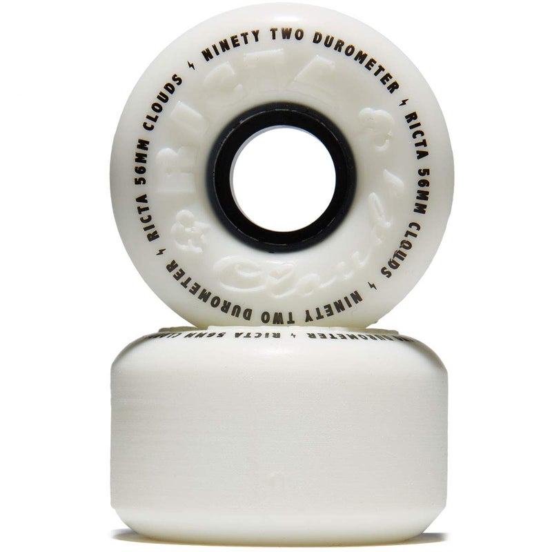 RICTA WHEEL DYNAMICS Ricta 56mm Clouds Black 92a Skateboard Wheels - Image 2