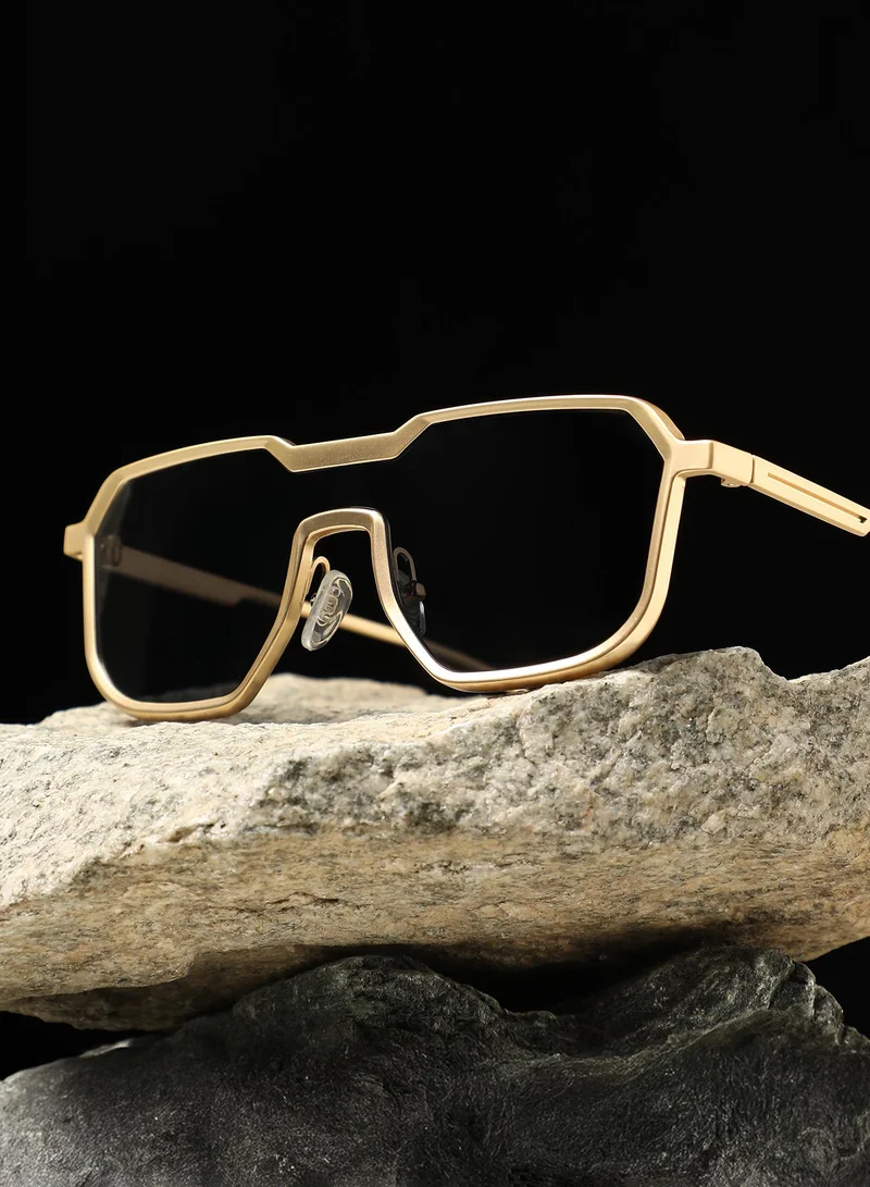 صوص هاوت نظارة شمسية بإطار واي فيرر كامل الحواف مع حماية من الأشعة الشمسية للنساء