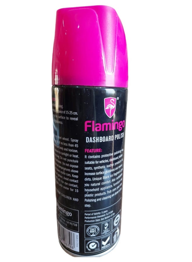 Flamingo Dashboard Polish Black ice - 450 ML - Image 2