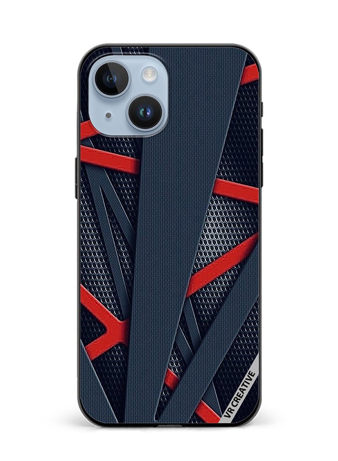 VR CREATIVE Protective Case Cover For Apple iPhone 15 Abstract Design Multicolour - Image 1