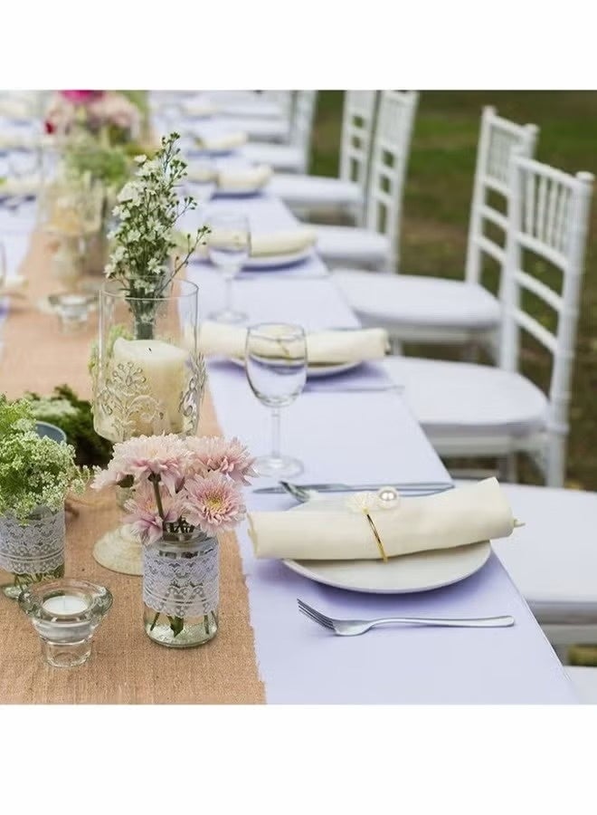 JOGAMS 6Pcs Napkin Rings White Rose Pearl Dining Table Ring Holder Vintage Paper Towel Rings for Valentine's Day Wedding Banquet Home Decorations - Image 4