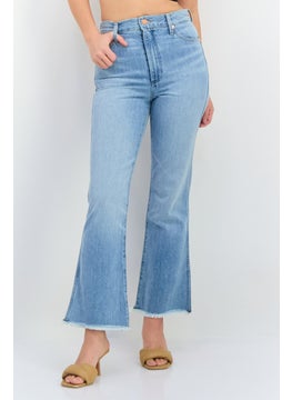 Wrangler Women Regular Fit Washed No Stretch Jeans, Blue  - Image 1