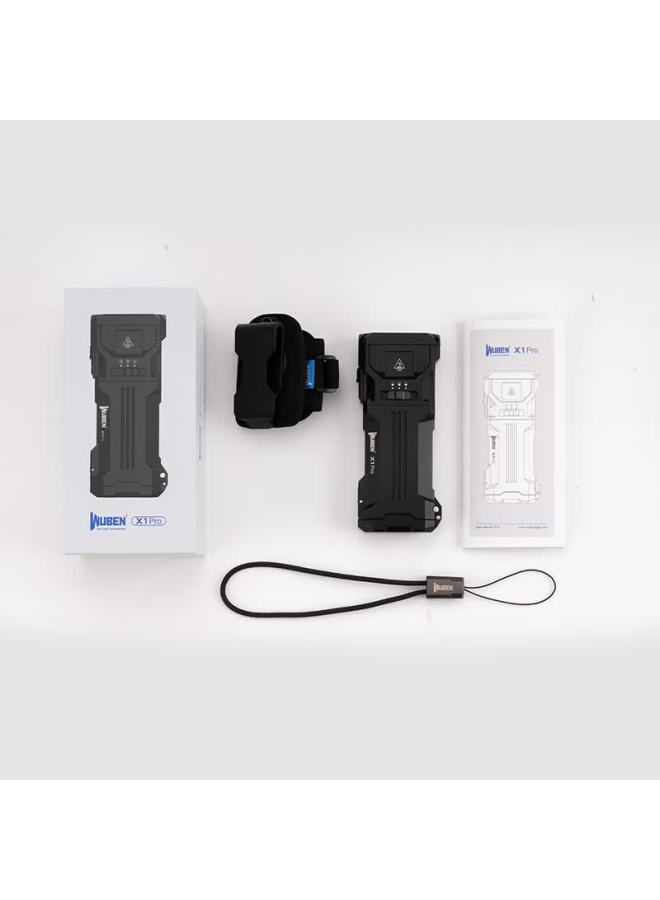 Wuben X1 Pro High-power Flashlight Outdoor Long-range Super Bright Portable Hiking Mountaineering Rechargeable Spotlight Black - Image 4