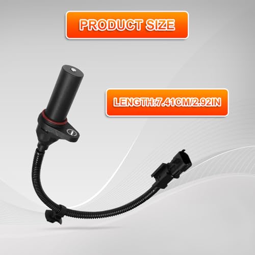 Rebvugr Crankshaft Position Sensor, Crank Sensor, Engine Crankshaft Position Sensor Compatible with Modern Hyundai Tucson Accent Kia Rio Soul Dodge, Replace OEM#39180-2B000 391802B000 SU13885 - Image 2