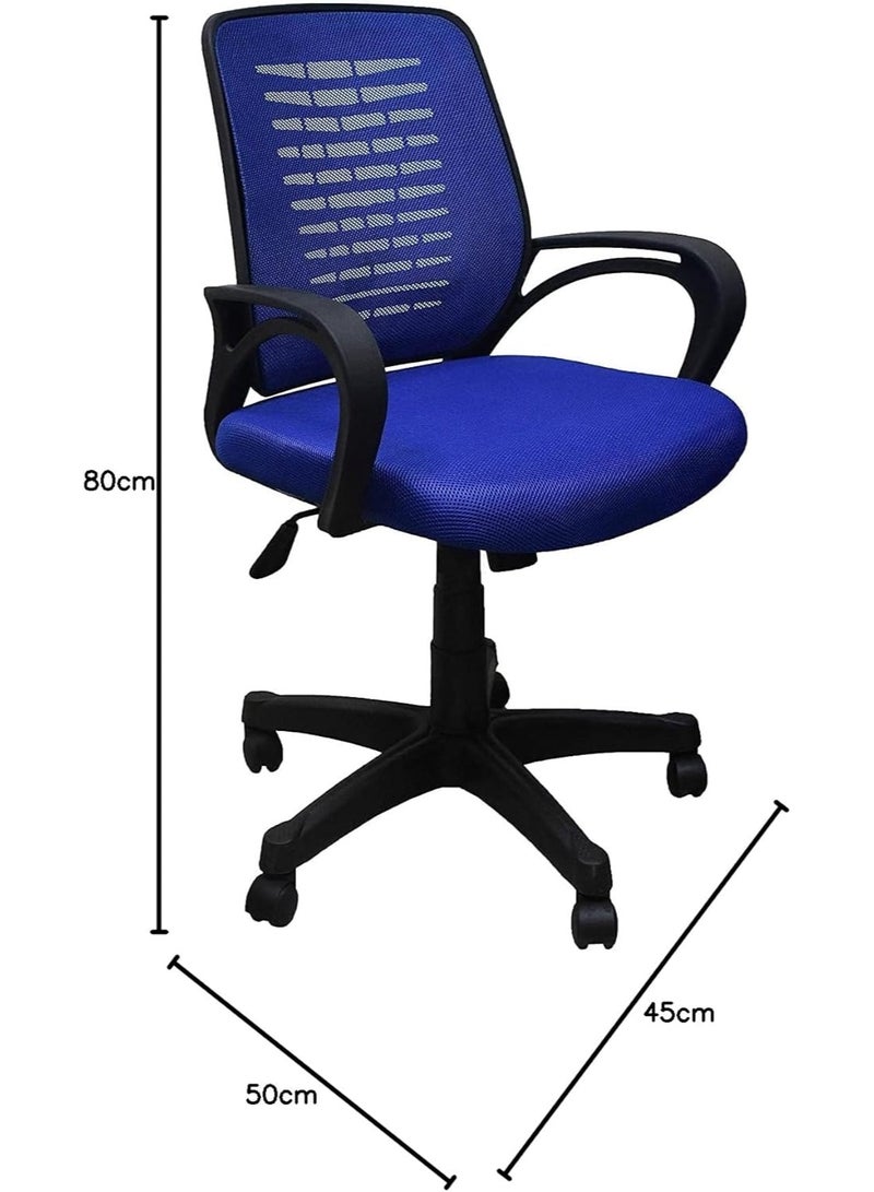 Rama Office Furniture 404 B Blue Mesh Chair - Image 3