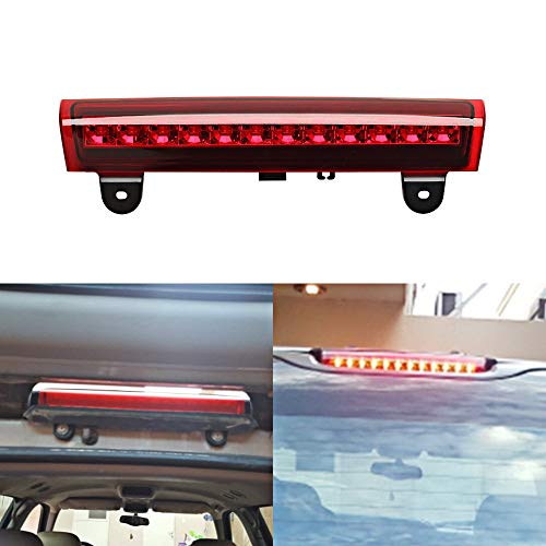 HUSUKU High Mount 3rd Third Brake Light Cargo Light Fits For Chevy Tahoe GM/Suburban/GMC/Yukon 2000-2006 LED Rear Cargo Light/Stop LED Light (Red Housing) - Image 4