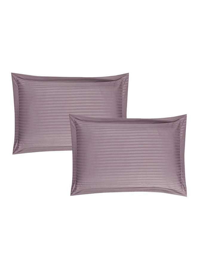 Hours Hours Hotel Comforter Set With Soft And Durable Striped Microfiber Fabric, 5 Pieces, Single Size  - Image 2