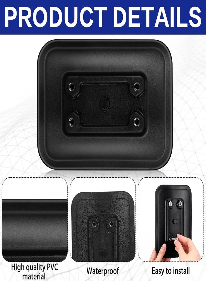 سيفانير وسادة لاصقة من قطعتين من سيفانر للقوارب المطاطية 0341-bk، وسادة لاصقة مرنة للتثبيت على الأسطح، مصنعة خصيصًا لقوارب الكاياك المطاطية، حامل صنارة الصيد، حامل محرك، حامل صنارة صيد، قارب صغير، زورق الكانو - Image 3