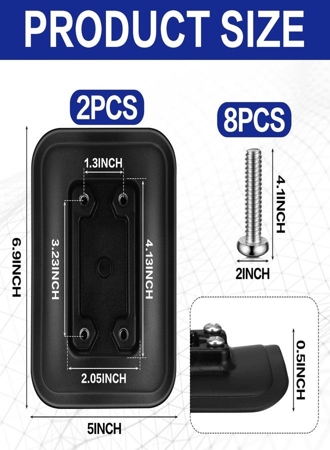 سيفانير وسادة لاصقة من قطعتين من سيفانر للقوارب المطاطية 0341-bk، وسادة لاصقة مرنة للتثبيت على الأسطح، مصنعة خصيصًا لقوارب الكاياك المطاطية، حامل صنارة الصيد، حامل محرك، حامل صنارة صيد، قارب صغير، زورق الكانو - Image 2
