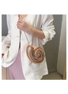 2024 Shell Shape Ladies Evening Clutch Fashion Shoulder Bag Champagne