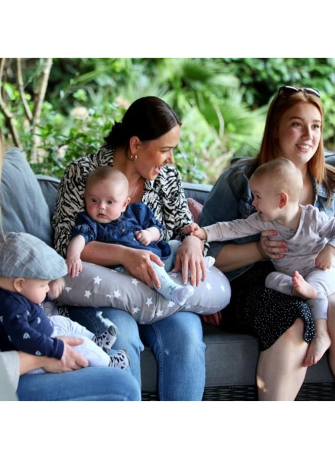 Moro Moro C-Shape Nursing & Maternity Pillow – Soft, Breathable Support for Breastfeeding & Pregnancy  - Image 3