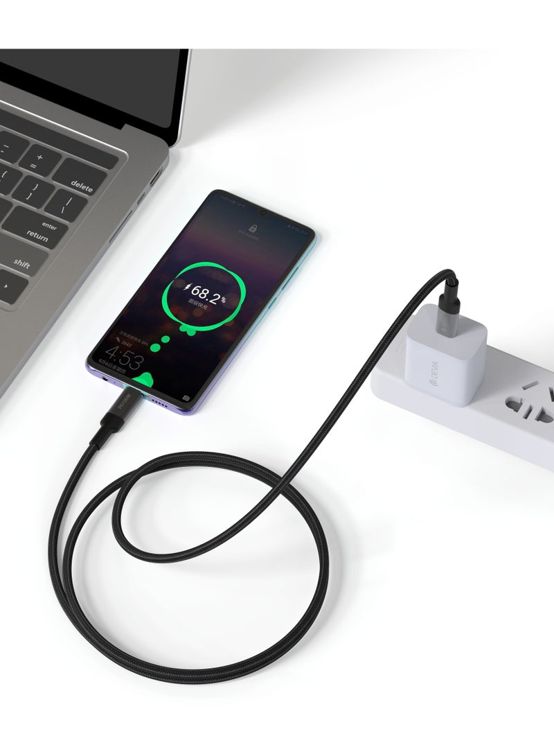 devia Original Super Fast Type-C Charger Cable - 1.5m USB C to USB C Cable - 100W PD Fast Charging - Image 5