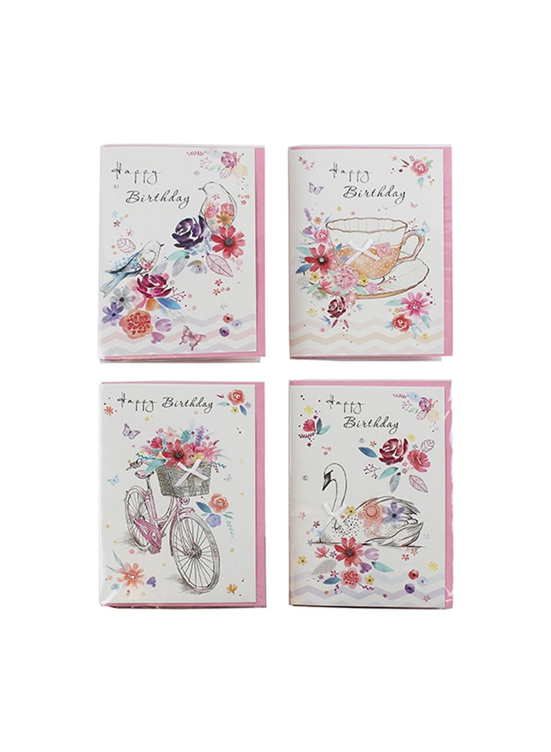 EuroWrap Juicy Lemon Birthday Female Greeting Card 50 Cards - Image 1