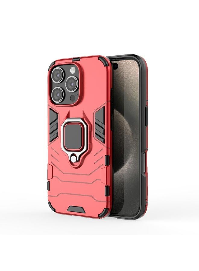 S-TOP Case For iPhone 16 Pro Shockproof PC + TPU Holder Phone Case - Image 1