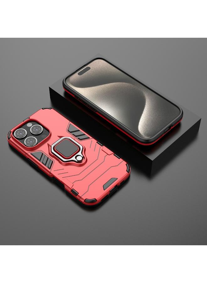 S-TOP Case For iPhone 16 Pro Shockproof PC + TPU Holder Phone Case - Image 2