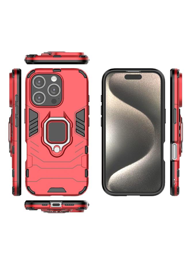 S-TOP Case For iPhone 16 Pro Shockproof PC + TPU Holder Phone Case - Image 3