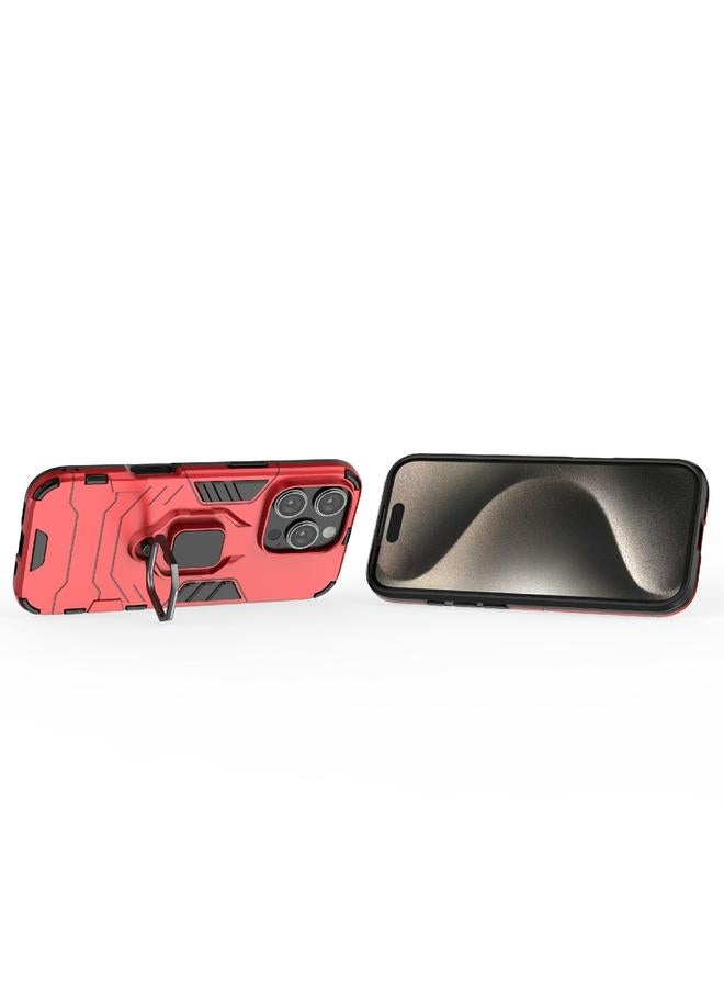 S-TOP Case For iPhone 16 Pro Shockproof PC + TPU Holder Phone Case - Image 5