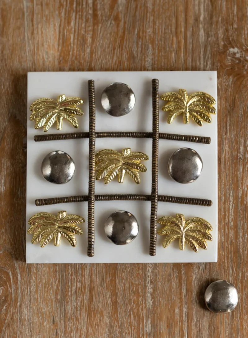 Curate Home Tic Tac Toe Decor Game Set