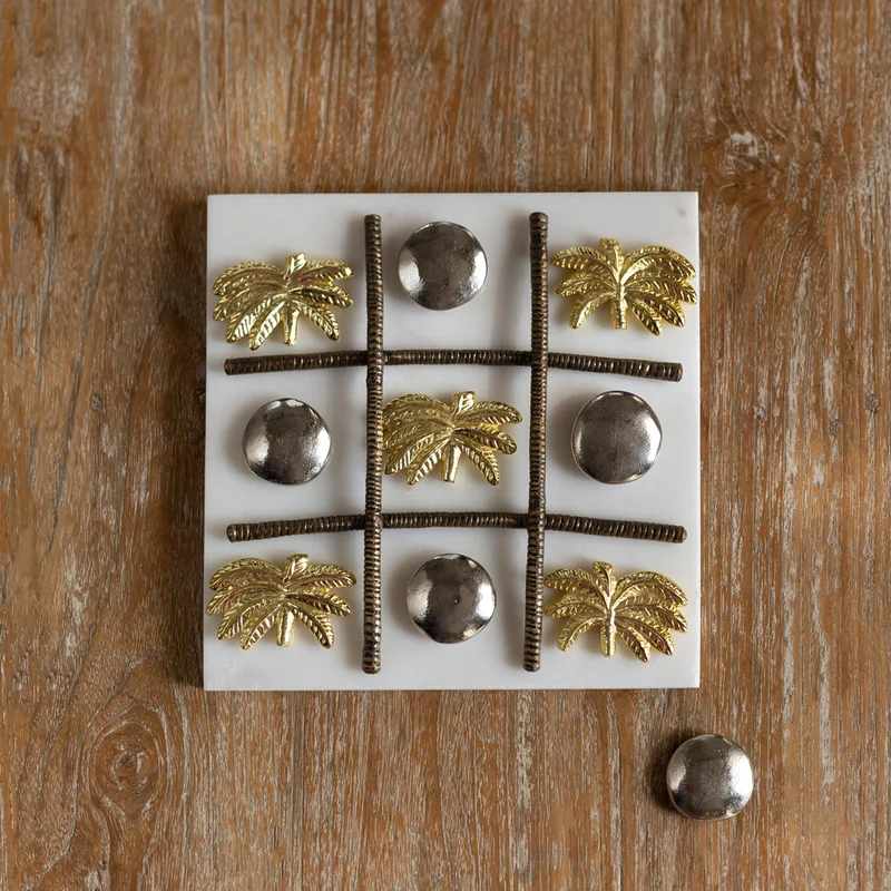 Curate Home Tic Tac Toe Decor Game Set