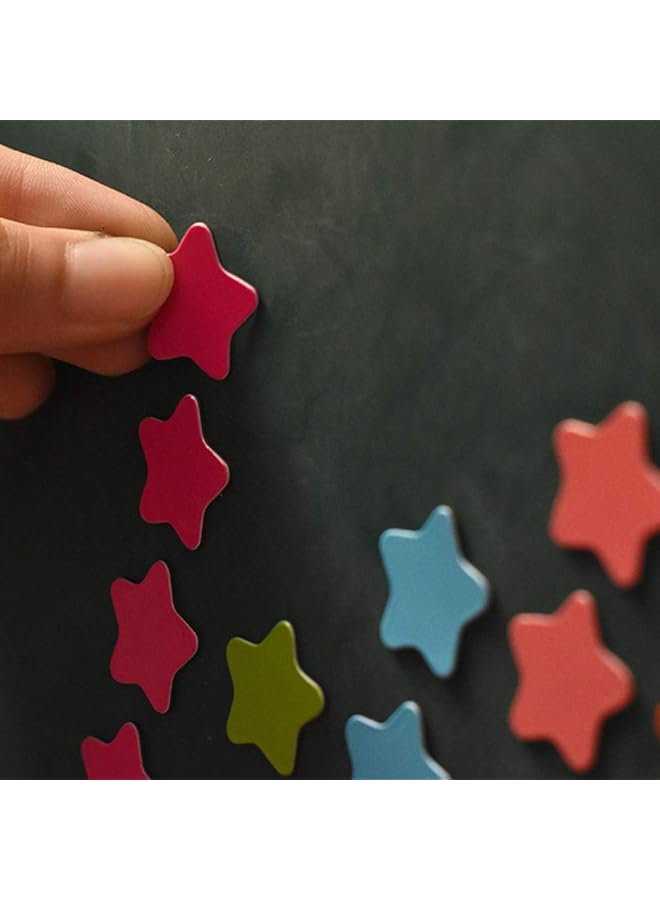 120Pcs Small Star Magnets Colorful Stars Magnetic Whiteboard Sticker Refrigerator Magnets Reward Magnets For Chore Chart Calendar Marker Accessories For Office School 2Cm - Image 3