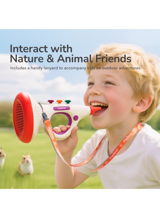 Mideer Smart Lung Training Horn – Interactive Breathing Game Toy with 32 Sound Effects, Educational Blowing Toy for Kids 3+ - Image 5