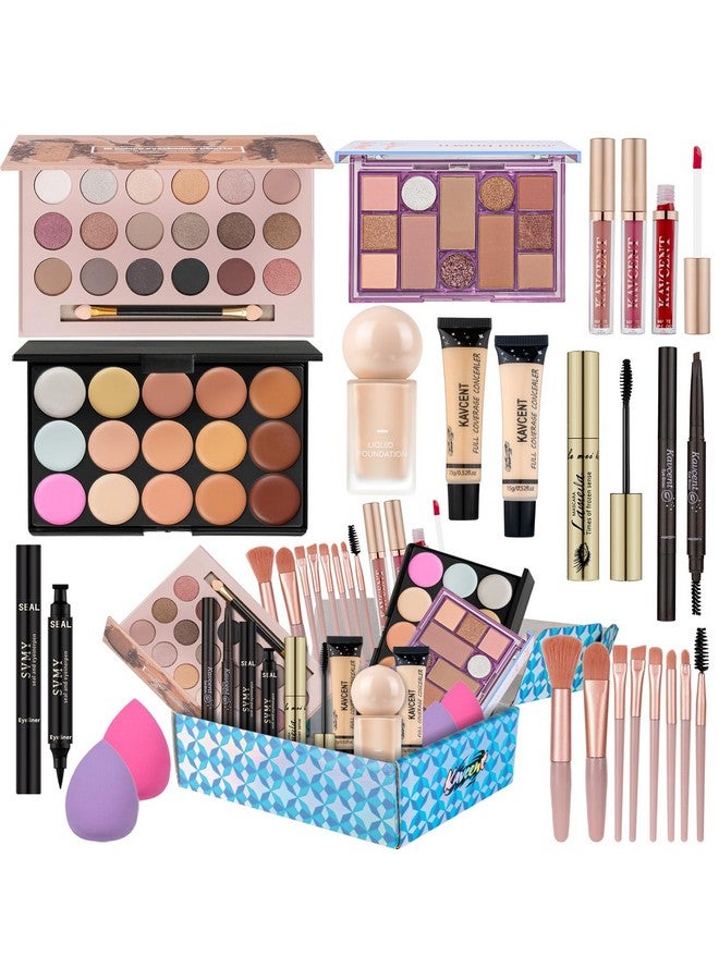 KAVCENT Makeup Kit for Women Full Kit Makeup Kits for Teens Teenager Makeup Gift Set for Teens Women Eyeshadow FoundationTeen Makeup Kit Makeup Sets - Image 1