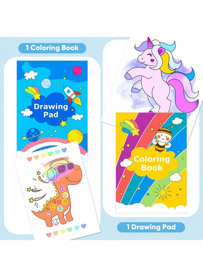 iBayam مجموعة أدوات الفن 149 طقم رسم طقم فنون الرسم هدايا صندوق الفنون والحرف للأطفال البنات الأولاد مع دفتر رسم كتاب تلوين أقلام شمع باستيل أقلام رصاص أقلام مائية (أزرق) - Image 3