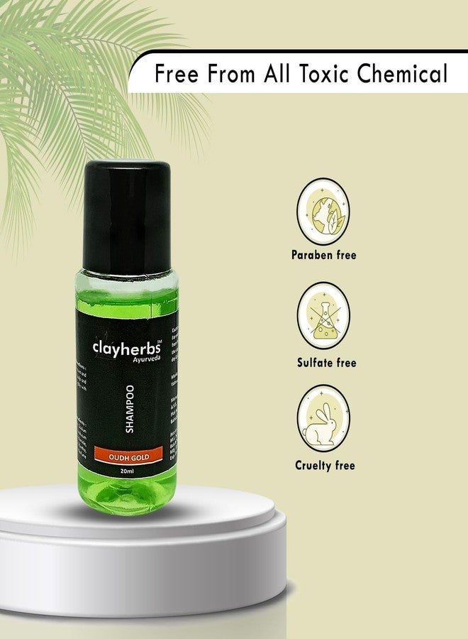 Clayherbs (20ml) Pack Of (100) Bulk Mini Travel Size Shampoo, Hotel Toiletries Kit, Guest Room Amenities, Hotel Shampoo, Hospitality Toiletry - Image 3