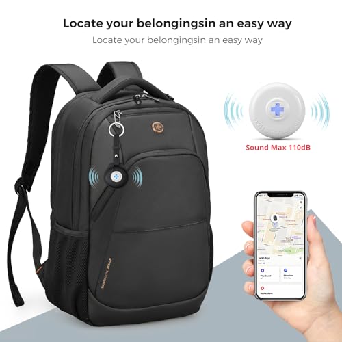 Swissdigital Design Adult Laptop Backpack, College Laptops Backpack with USB Charging Port for Men Fits 16 Inch Notebook with Finder Keychain, Bluetooth Tracker, Item Locator for Keys,SD16709508F-01 - Image 4