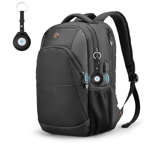 Swissdigital Design Adult Laptop Backpack, College Laptops Backpack with USB Charging Port for Men Fits 16 Inch Notebook with Finder Keychain, Bluetooth Tracker, Item Locator for Keys,SD16709508F-01 - Image 1