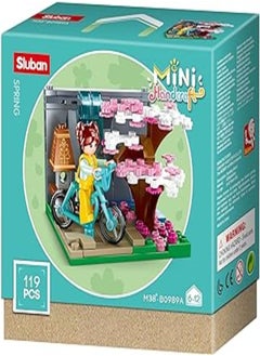 Sluban Sluban Mini Handcraft- Four Seasons 1 Pc - Assorted 4 Shape With 1 Minifigure6+ 