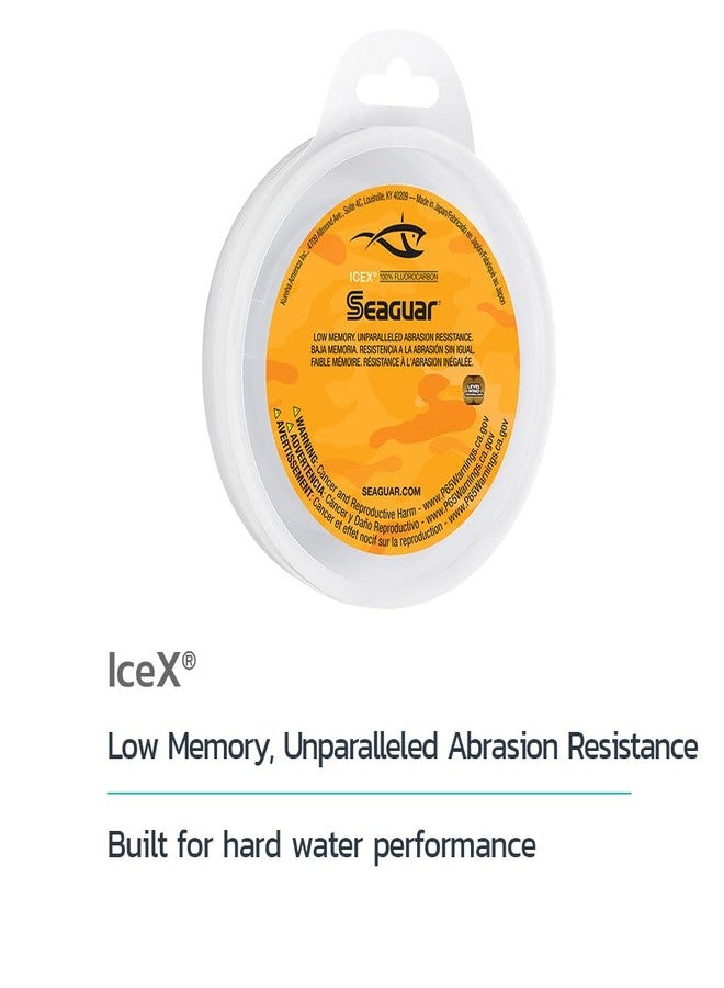 Seaguar IceX Fluorocarbon Fishing Line - Low Memory, Micro Diameter with Exceptional Abrasion Resistance, Knot and Tensile Strength, To Help Detect Bites, Made for Hard Water, 50-Yards, Clear - Image 2