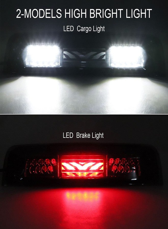 Tresound 3rd Third Brake Light for 2009-2017 Dodge Ram 1500 2500 3500 Cargo Light LED High Mount Lamp (Smoked Lens) - Image 2