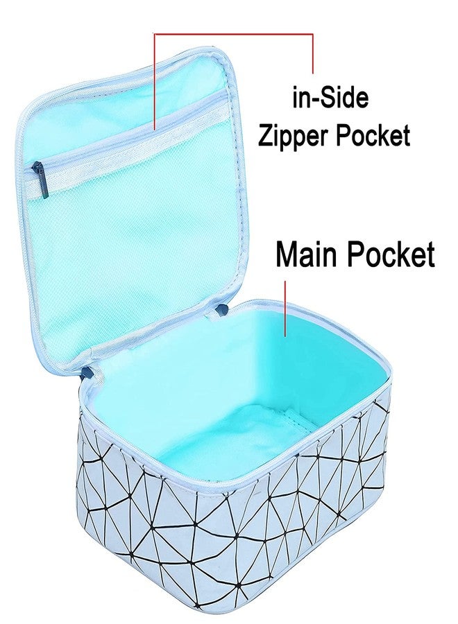 SHRBI Multipurpose Travel Cosmetic Makeup Case | Multi Pockets Toiletry Pouch & Travelling Pouches for Women | Inner Ware Storage Organizer & Wash Bag for Girls (Size: 21x16x8 cm) - Image 3