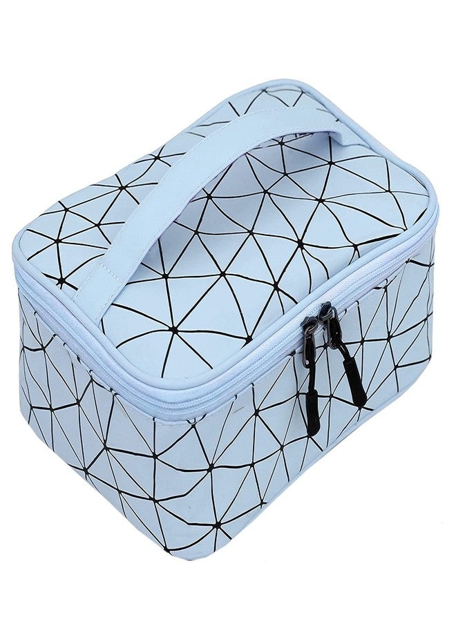 SHRBI Multipurpose Travel Cosmetic Makeup Case | Multi Pockets Toiletry Pouch & Travelling Pouches for Women | Inner Ware Storage Organizer & Wash Bag for Girls (Size: 21x16x8 cm) - Image 1