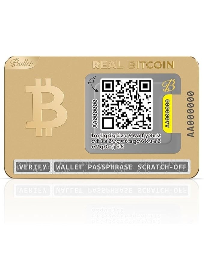 Ballet - Ballet Gold Plated Crypto Wallet - Image 1