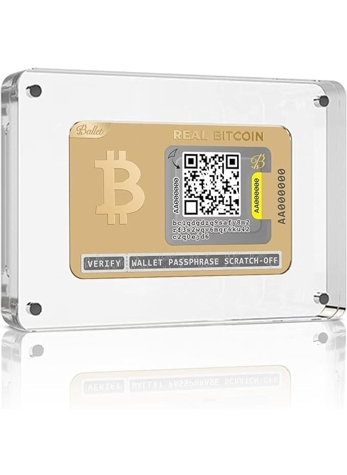 Ballet - Ballet Gold Plated Crypto Wallet - Image 1