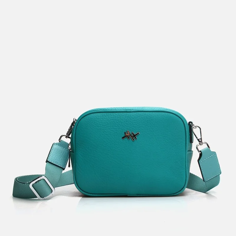 Hotiç 03CAH280900A630 GENUINE Leather Turquoise Women's Mini (Crossbody) Bag