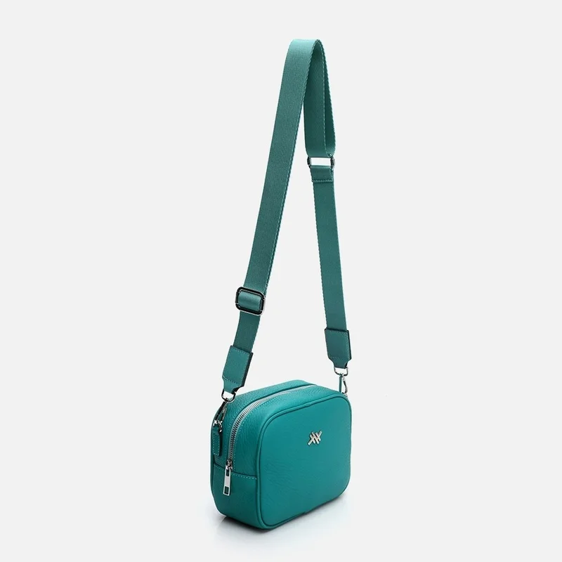 Hotiç 03CAH280900A630 GENUINE Leather Turquoise Women's Mini (Crossbody) Bag