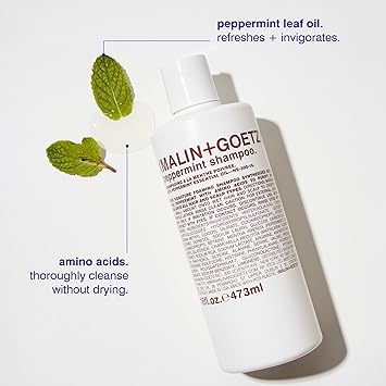 (MALIN+GOETZ) Pepermint Shampoo by Malin Goetz for Unisex 161 oz Shampoo - Image 2