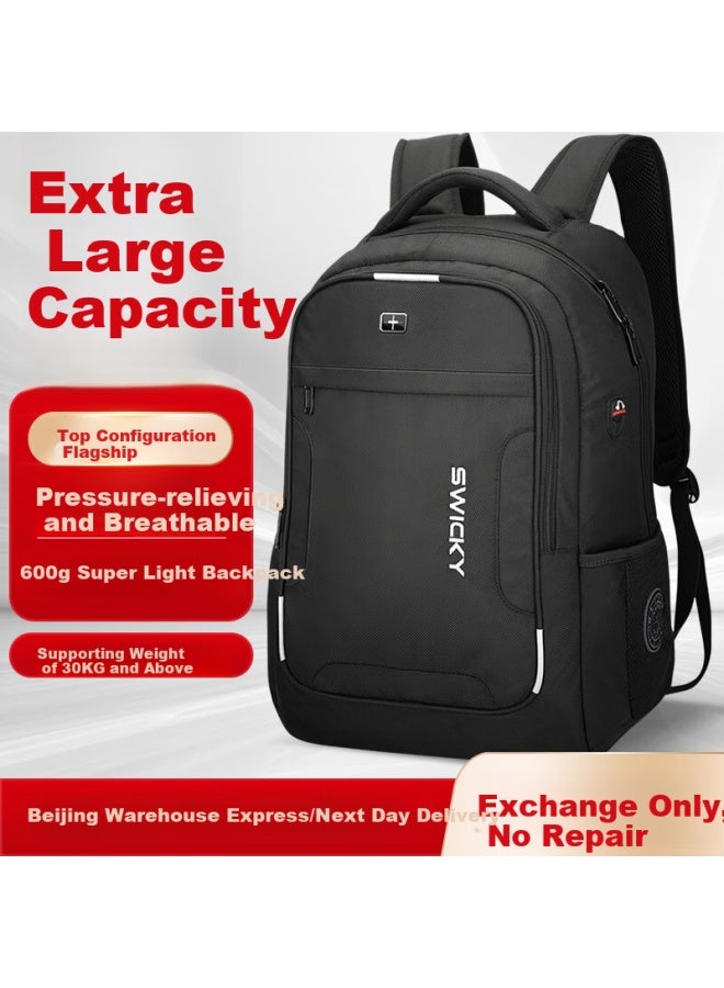 Swicky Large Capacity Backpack For Men And Women, High School And College Students, Outdoor Leisure Business Travel, Computer Bag For Business Trips - Image 4